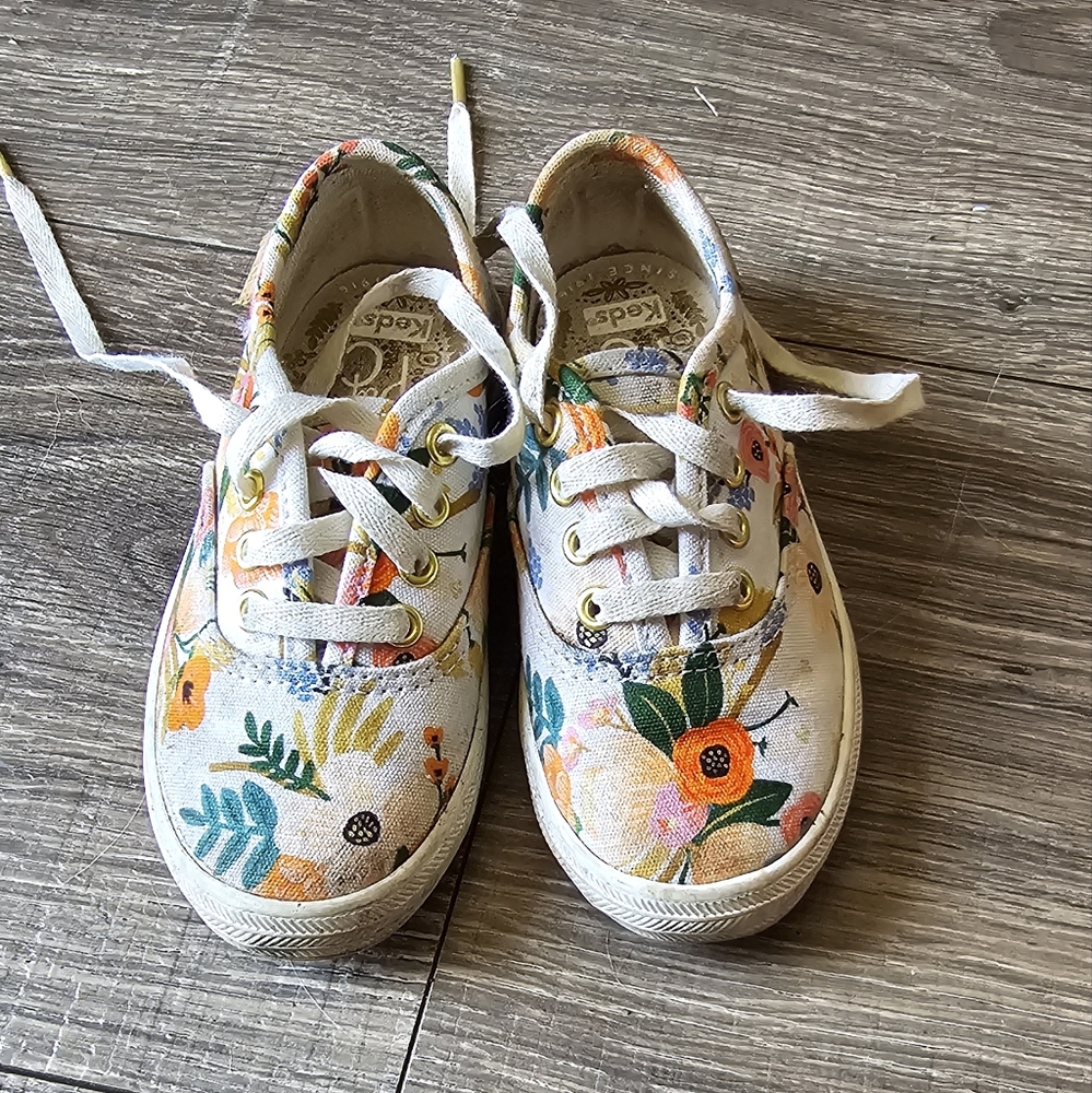 Keds / floral toddler shoes/ size 7